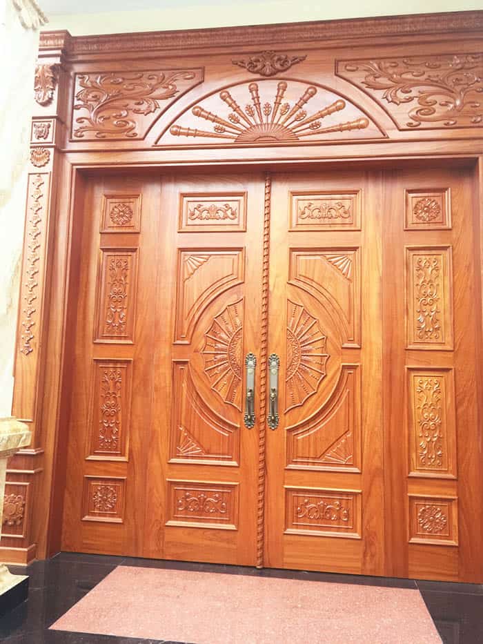 Cửa gỗ gõ đỏ