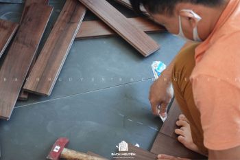 THI CÔNG SÀN GỖ ÓC CHÓ BẮC MỸ TẠI THÁI THỊNH, ĐỐNG ĐA, HÀ NỘI